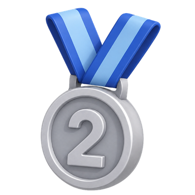 Medalha de segundo lugar